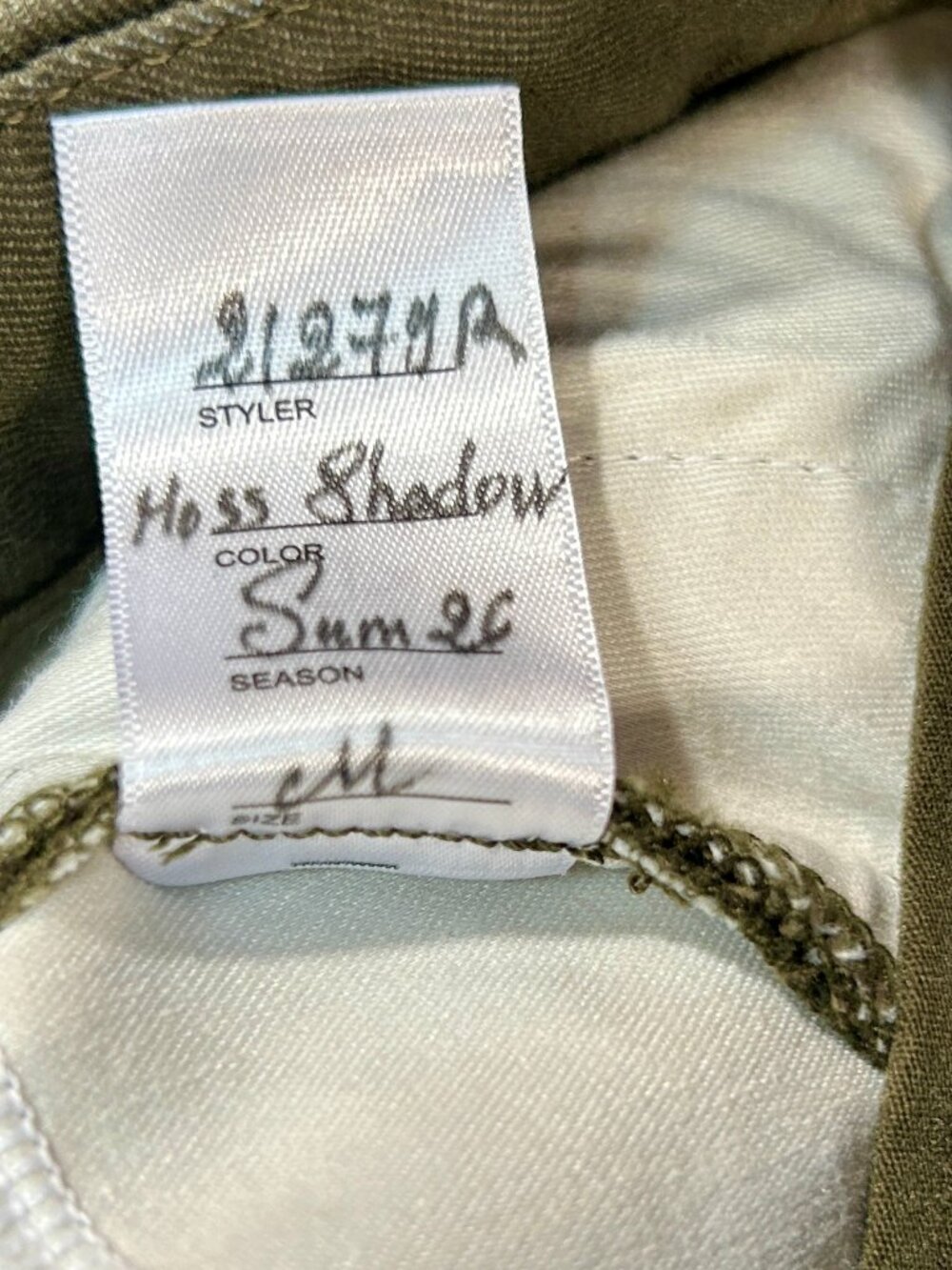 SPANX Supersmooth Stretch Twill Wide Leg Pant in Moss Shadow M - Picture 15 of 15